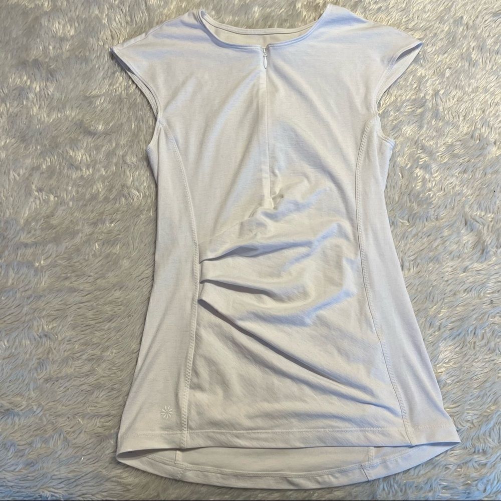 White Athleta top   